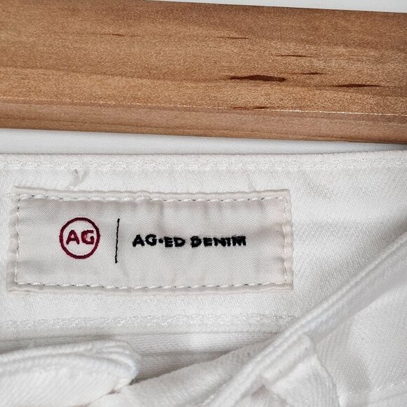 Adriano Goldschmied Hailey Cut Off Ex Boyfriend 3" Inseam Shorts Denim White 30R - Picture 6 of 15